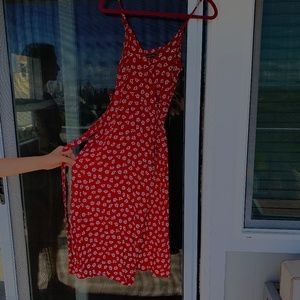 Midi wrap dress - Abercrombie&Fitch